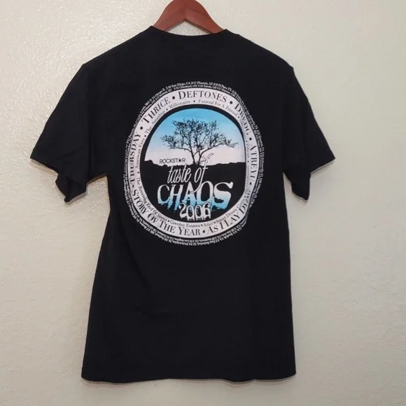 NEW NEVER USED TASTE OF CHAOS 2006 CONCERT TSHIRT SIZE M - Picture 4 of 10